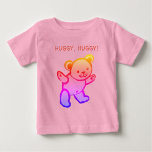 Colourful teddy bear, HUGGY, HUGGY, T-Shirt