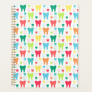 Colourful Teeth Pattern Planner