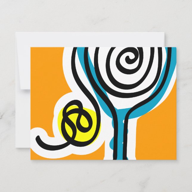 Colourful Tennis Spiral Rope (Front)