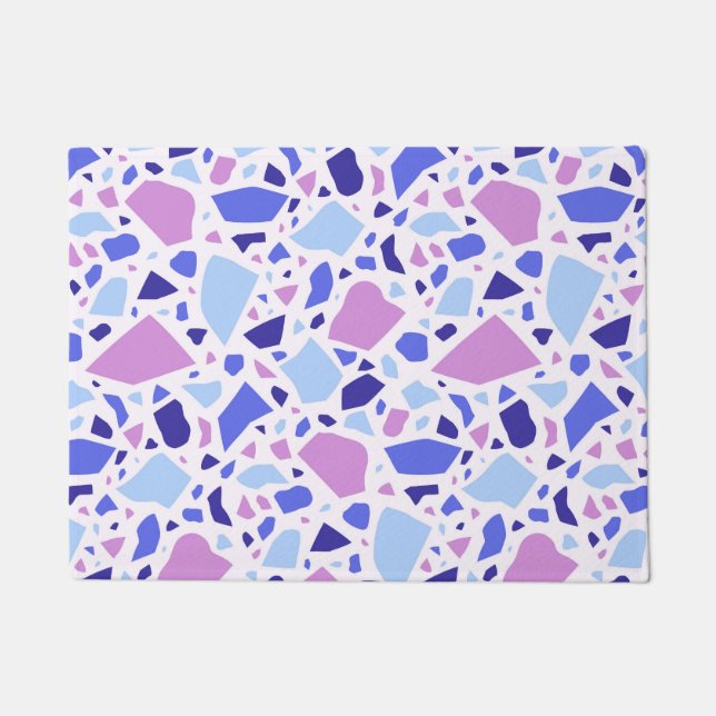Colourful Terrazzo Pattern Doormat (Front)