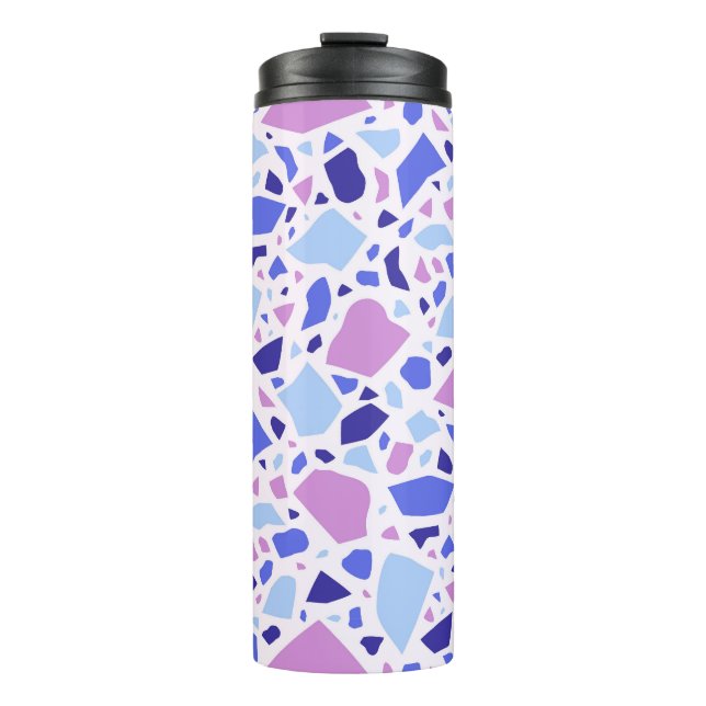 Colourful Terrazzo Pattern Thermal Tumbler (Front)