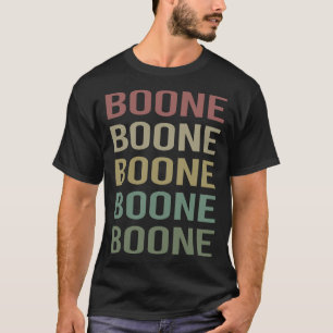 Colourful Text Art - Boone Name T-Shirt
