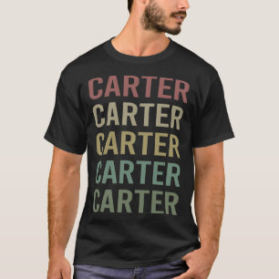 Colourful Text Art - Carter Name T-Shirt