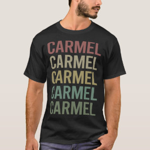 Colourful Text Carmel T-Shirt