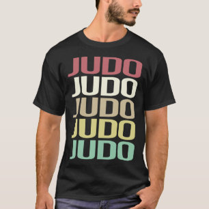Colourful Text Judo T-Shirt