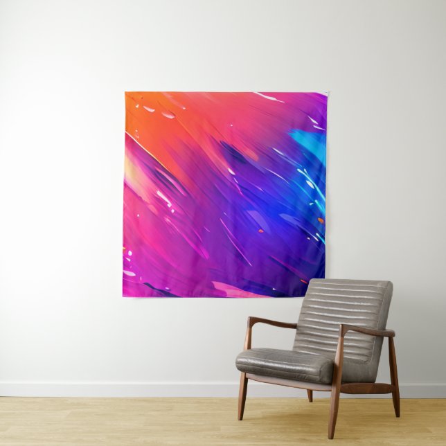 Colourful texture background tapestry (In Situ)