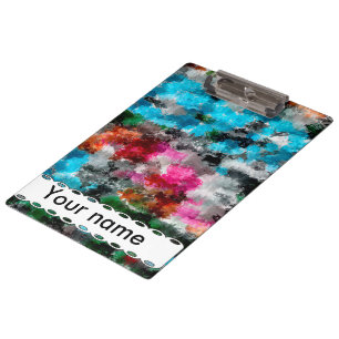 Colourful texture clipboard