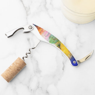 Colourful texture corkscrew
