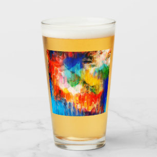 Colourful texture glass