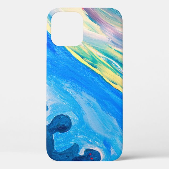 Colourful textured background, fragment from an ac Case-Mate iPhone case (Back)