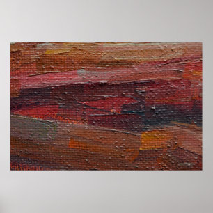 Colourful textured background from oil paints. par poster