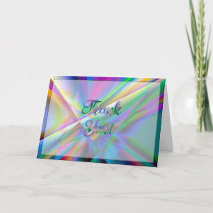Colourful Thank You card