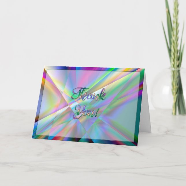 Colourful Thank You card (Front)
