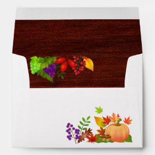 Colourful Thanksgiving Harvest Envelope