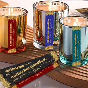 Colourful Thin Candle Tamper-Proof Seal Label