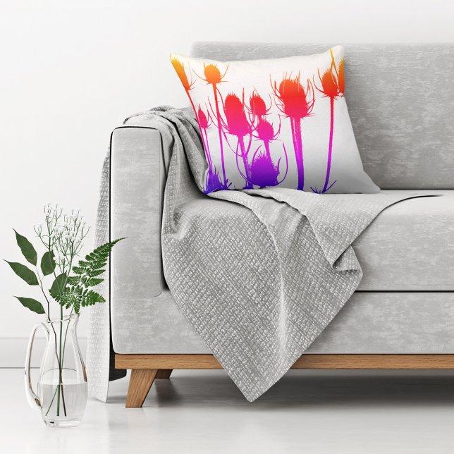 Colourful Thistle Cushion (Creator Uploaded)