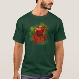 Colourful Thoroughbred in Typography T-Shirt