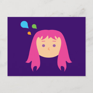 Colourful Thoughts Postcard