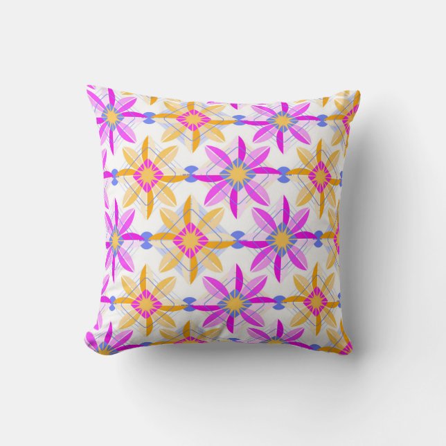 Colourful throw pillow design  (Front)