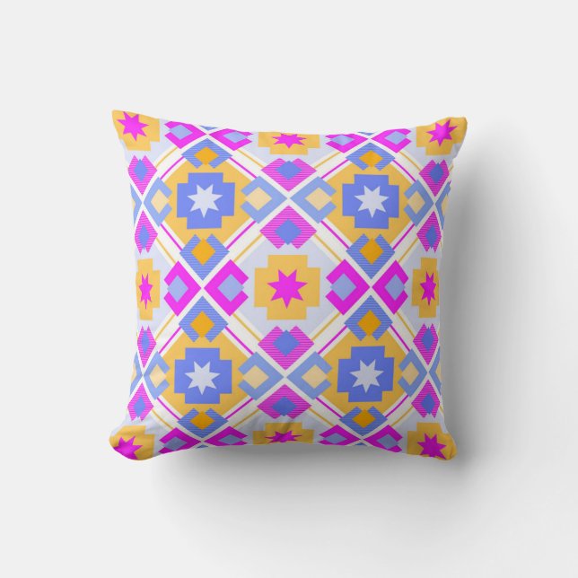 Colourful throw pillow design  (Front)