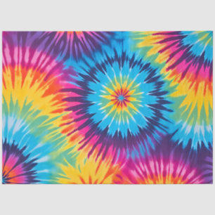 Colourful Tie Dye Art Tissue Paper