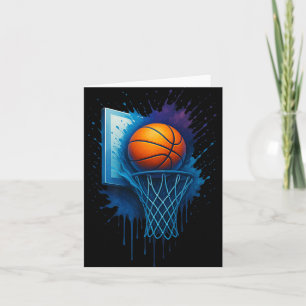 Colourful Tie Dye Basketball Apparel With Retro Sp Card