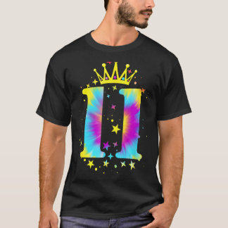 Colourful Tie Dye Eleven 11 Year Old Girls 11th Bi T-Shirt