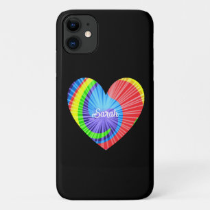 Colourful Tie Dye Heart Case-Mate iPhone Case