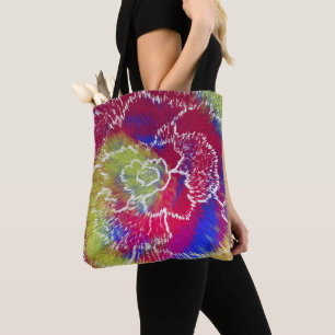 Colourful Tie Dye Tote Bag