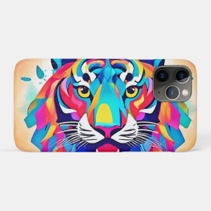 Colourful Tiger Face Art Case-Mate iPhone Case
