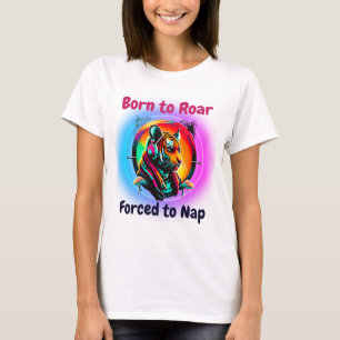 Colourful Tiger Face T-Shirt
