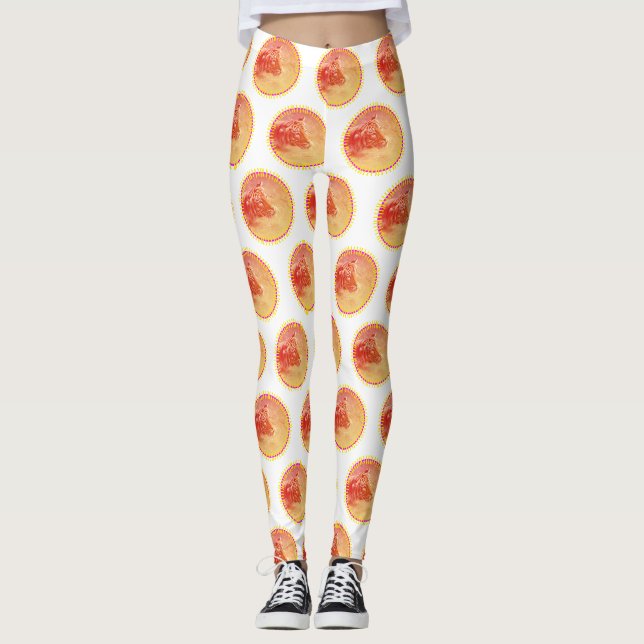 Colourful Tiger Leggings (Front)