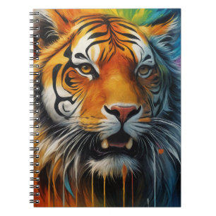Colourful Tiger Notebook