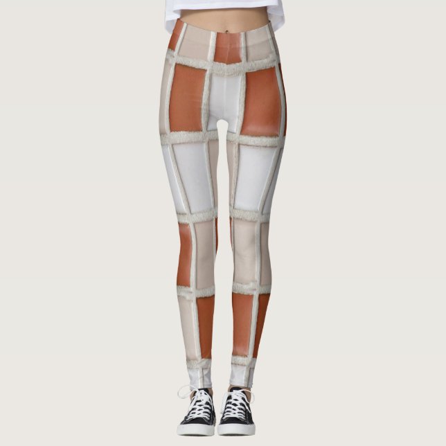 Colourful tile Leggings (Front)