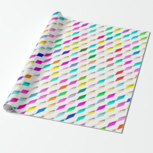 colourful tile wrapping paper