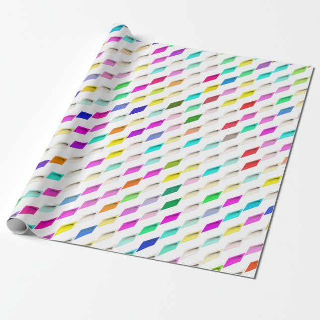 colourful tile wrapping paper (Unrolled)