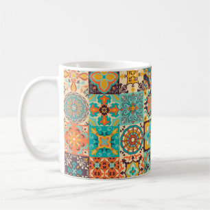 Colourful tiles Azulejos. Traditional Portuguese o Coffee Mug