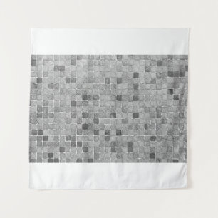 Colourful tiles in Lisbon in urban wallabstract, a Tapestry