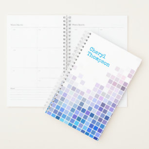 Colourful Tiles Personalised Planner