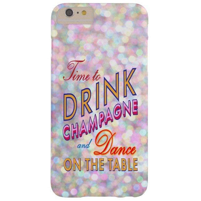 Colourful Time to Drink Champagne iPhone 6 Plus Case-Mate iPhone Case (Back)