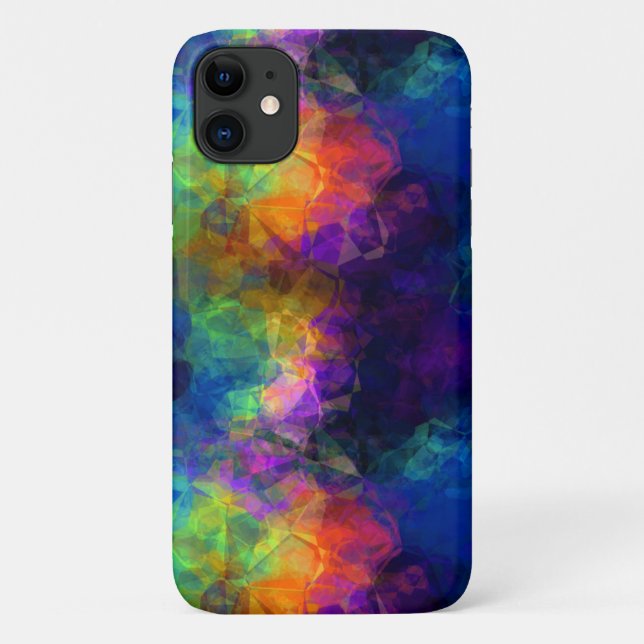 Colourful Tissue Paper Collage Case-Mate iPhone Ca Case (Back)