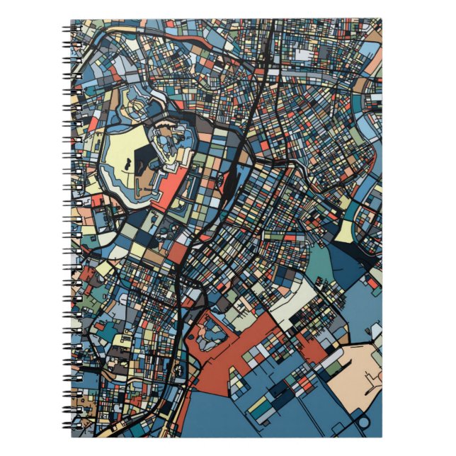 Colourful Tokyo Map Notebook (Front)