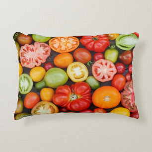 Colourful Tomatoes Decorative Cushion