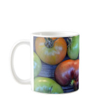 Colourful tomatoes print coffee mug