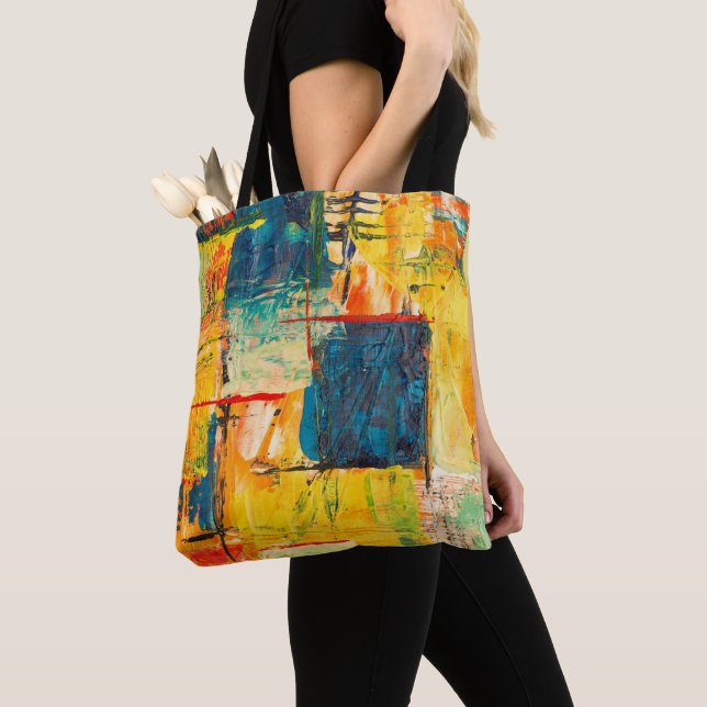 Colourful Tote bag (Close Up)