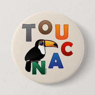 Colourful Toucan 7.5 Cm Round Badge