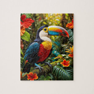 Colourful Toucan Bird Jigsaw Puzzle