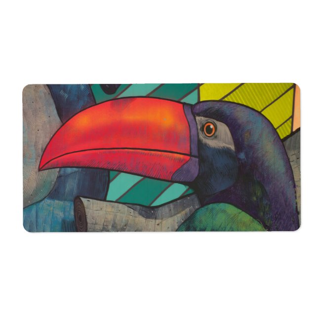 Colourful Toucan Graffiti (Front)