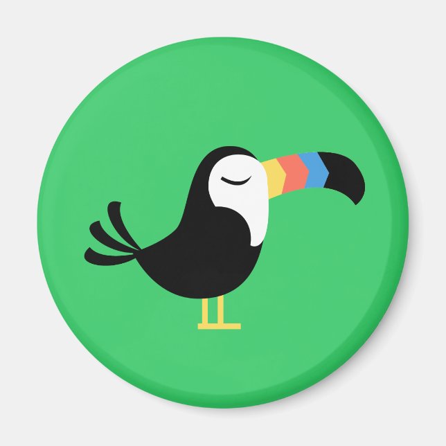 Colourful Toucan Magnet (Front)
