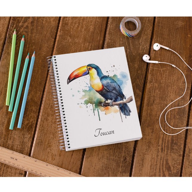 colourful toucan sitting on a  branch planner (Creator Uploaded)